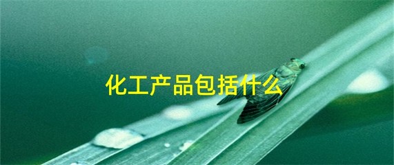 化工产品包括什么